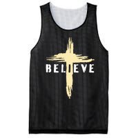 Jesus Christ I Believe Mesh Reversible Basketball Jersey Tank