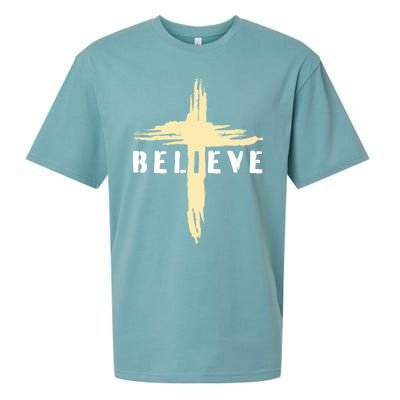 Jesus Christ I Believe Sueded Cloud Jersey T-Shirt