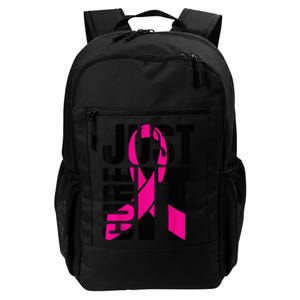 Just Cure It Breast Cancer Awareness Shirts Ribbon Shirt Daily Commute Backpack