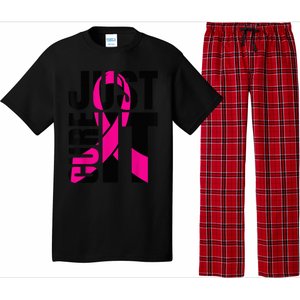 Just Cure It Breast Cancer Awareness Shirts Ribbon Shirt Pajama Set