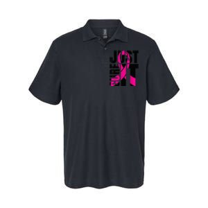 Just Cure It Breast Cancer Awareness Shirts Ribbon Shirt Softstyle Adult Sport Polo