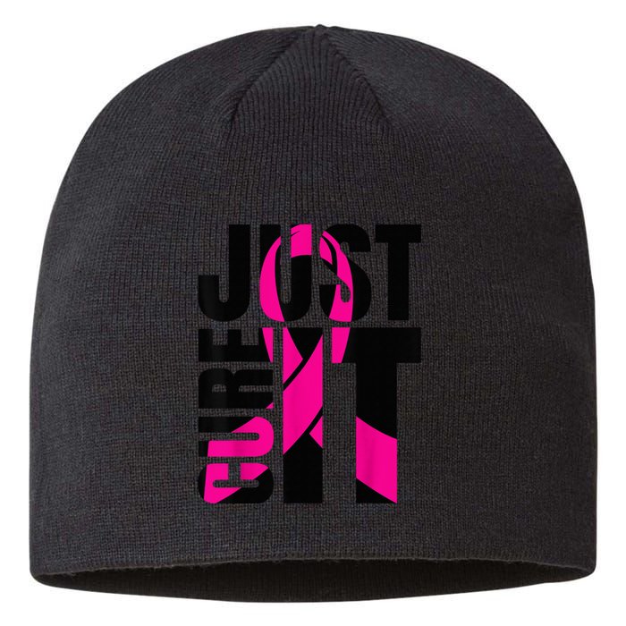 Just Cure It Breast Cancer Awareness Shirts Ribbon Shirt Sustainable Beanie