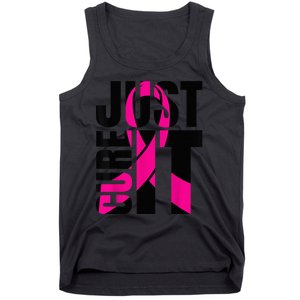 Just Cure It Breast Cancer Awareness Shirts Ribbon Shirt Tank Top