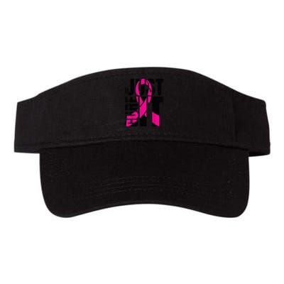 Just Cure It Breast Cancer Awareness Shirts Ribbon Shirt Valucap Bio-Washed Visor