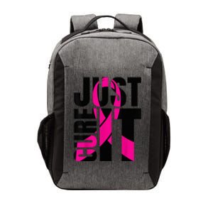 Just Cure It Breast Cancer Awareness Shirts Ribbon Shirt Vector Backpack