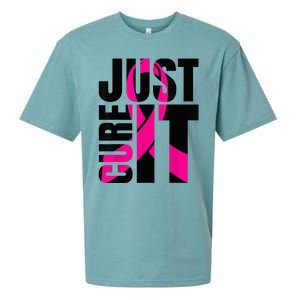 Just Cure It Breast Cancer Awareness Shirts Ribbon Shirt Sueded Cloud Jersey T-Shirt