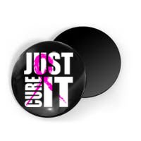 Just Cure It Breast Cancer Awareness Pink Ribbon Magnet