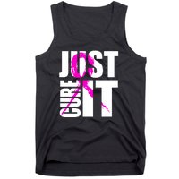 Just Cure It Breast Cancer Awareness Pink Ribbon Tank Top