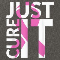 Just Cure It Breast Cancer Awareness Cotton Canvas Backpack