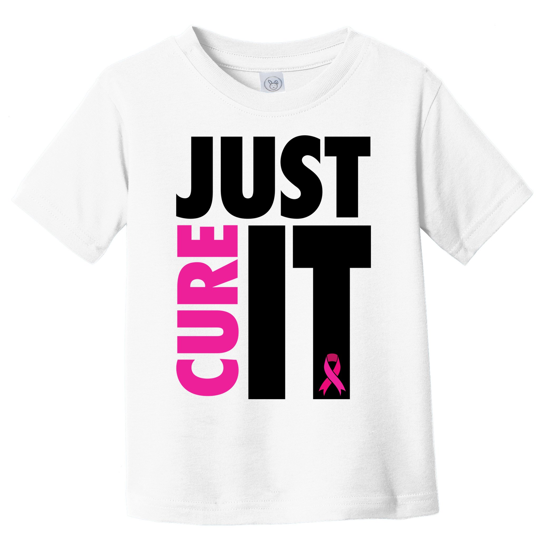 Just Cure It Breast Cancer Awareness Ribbon Toddler T-Shirt