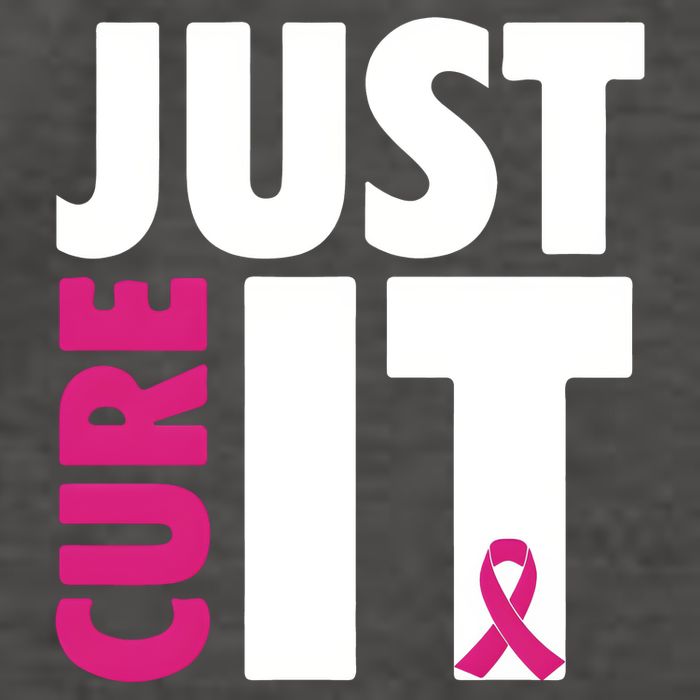 Just Cure It Breast Cancer Awareness Pink Ribbon Vector Backpack