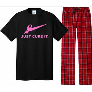 Just Cure It Breast Cancer Awareness Fight For A Cure Pajama Set