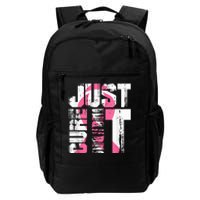 Just Cure It Breast Cancer Awareness White Shirt Daily Commute Backpack