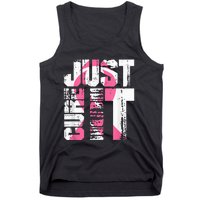 Just Cure It Breast Cancer Awareness White Shirt Tank Top