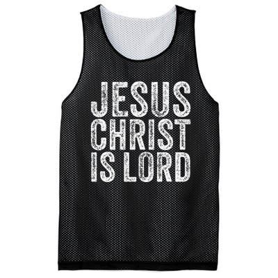 Jesus Christ Is Lord Christian Faith Believer Religion Mesh Reversible Basketball Jersey Tank