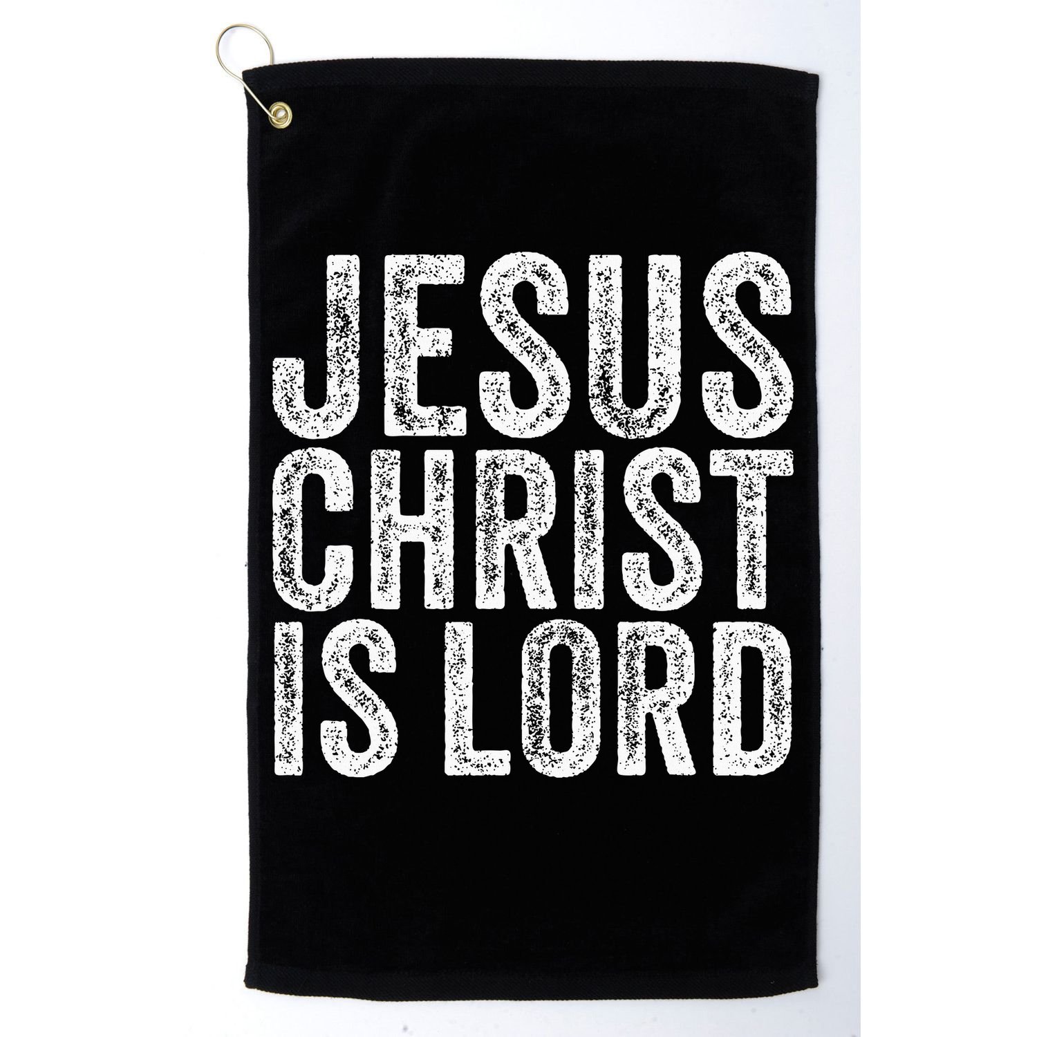 Jesus Christ Is Lord Christian Faith Believer Religion Golf Towel