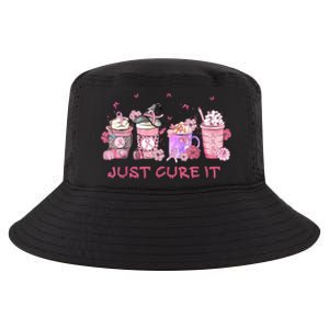 Just Cure It Breast Cancer Awareness Cool Comfort Performance Bucket Hat