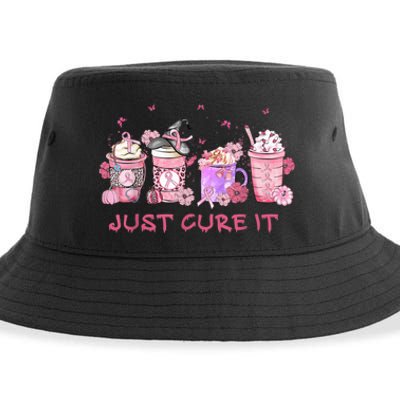 Just Cure It Breast Cancer Awareness Sustainable Bucket Hat