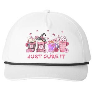 Just Cure It Breast Cancer Awareness Snapback Five-Panel Rope Hat