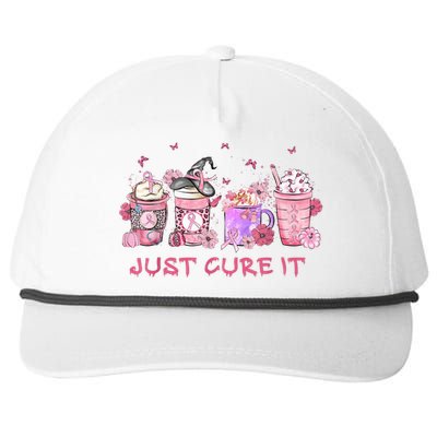 Just Cure It Breast Cancer Awareness Snapback Five-Panel Rope Hat