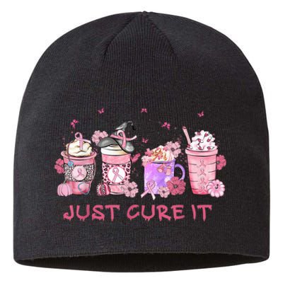 Just Cure It Breast Cancer Awareness Sustainable Beanie