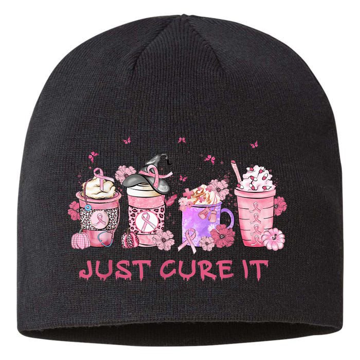 Just Cure It Breast Cancer Awareness Sustainable Beanie