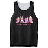 Just Cure It Breast Cancer Awareness Mesh Reversible Basketball Jersey Tank