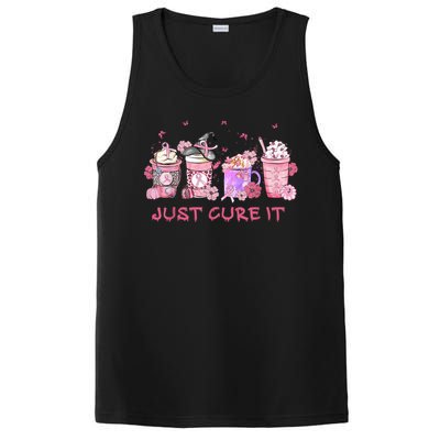 Just Cure It Breast Cancer Awareness PosiCharge Competitor Tank