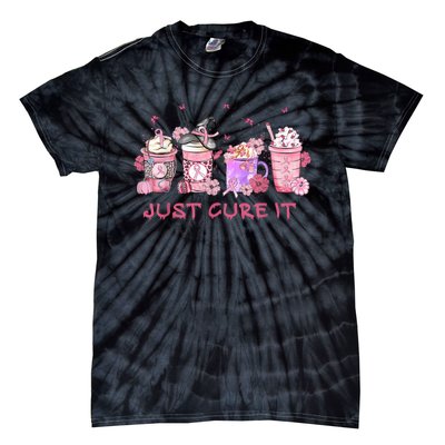 Just Cure It Breast Cancer Awareness Tie-Dye T-Shirt