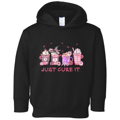 Just Cure It Breast Cancer Awareness Toddler Hoodie