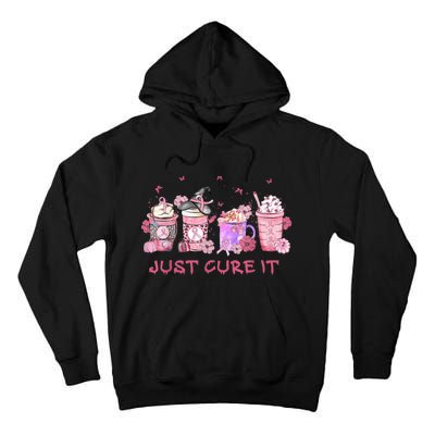 Just Cure It Breast Cancer Awareness Tall Hoodie