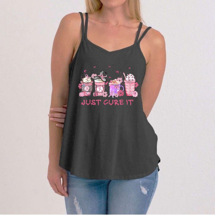 Just Cure It Breast Cancer Awareness Women's Strappy Tank