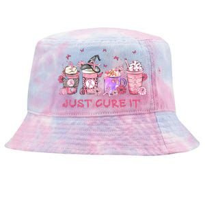 Just Cure It Breast Cancer Awareness Tie-Dyed Bucket Hat