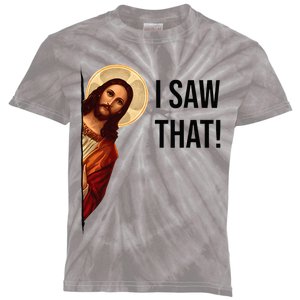 Jesus Christ I Saw That Meme Religious Cool God Kids Tie-Dye T-Shirt