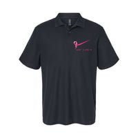 Just Cure It - Breast Cancer Awareness Pink Ribbon Softstyle Adult Sport Polo