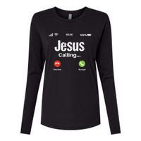 Jesus Calling John 3:16 Christian Accept Christ Womens Cotton Relaxed Long Sleeve T-Shirt