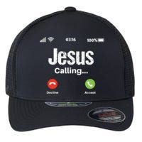 Jesus Calling John 3:16 Christian Accept Christ Flexfit Unipanel Trucker Cap