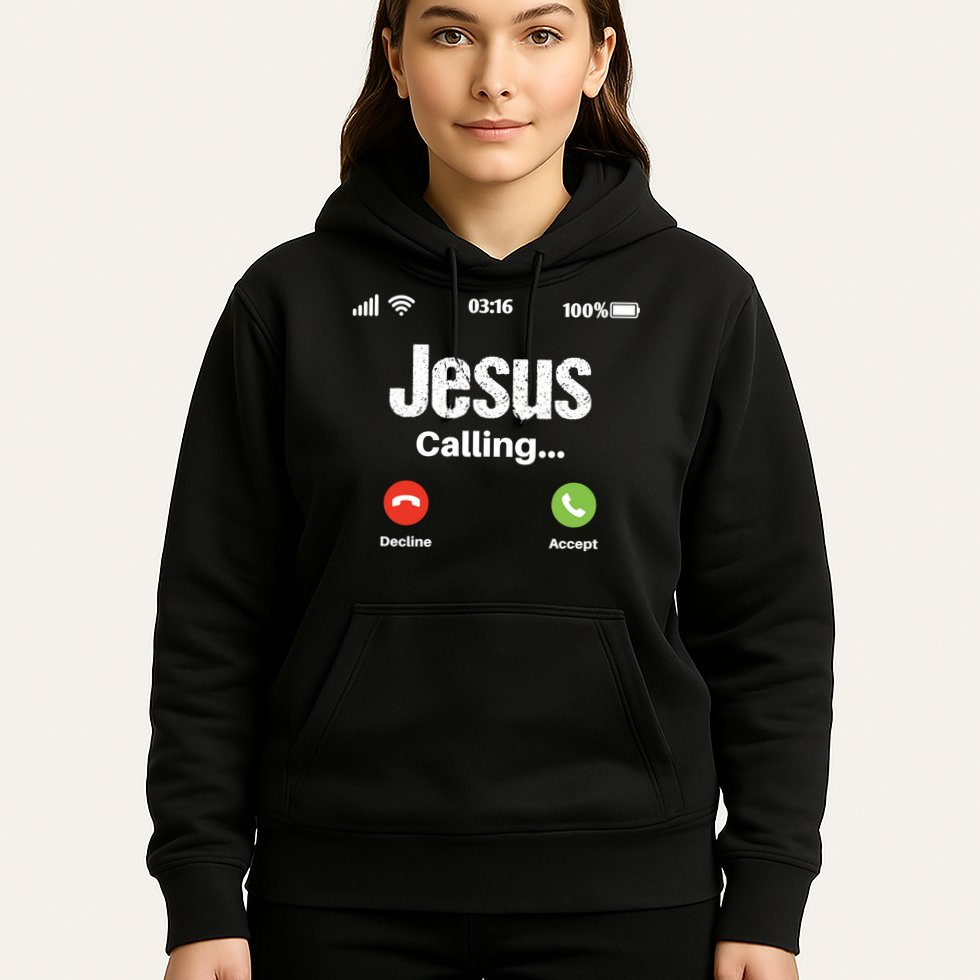 Jesus Calling John 3:16 Christian Accept Christ Hoodie