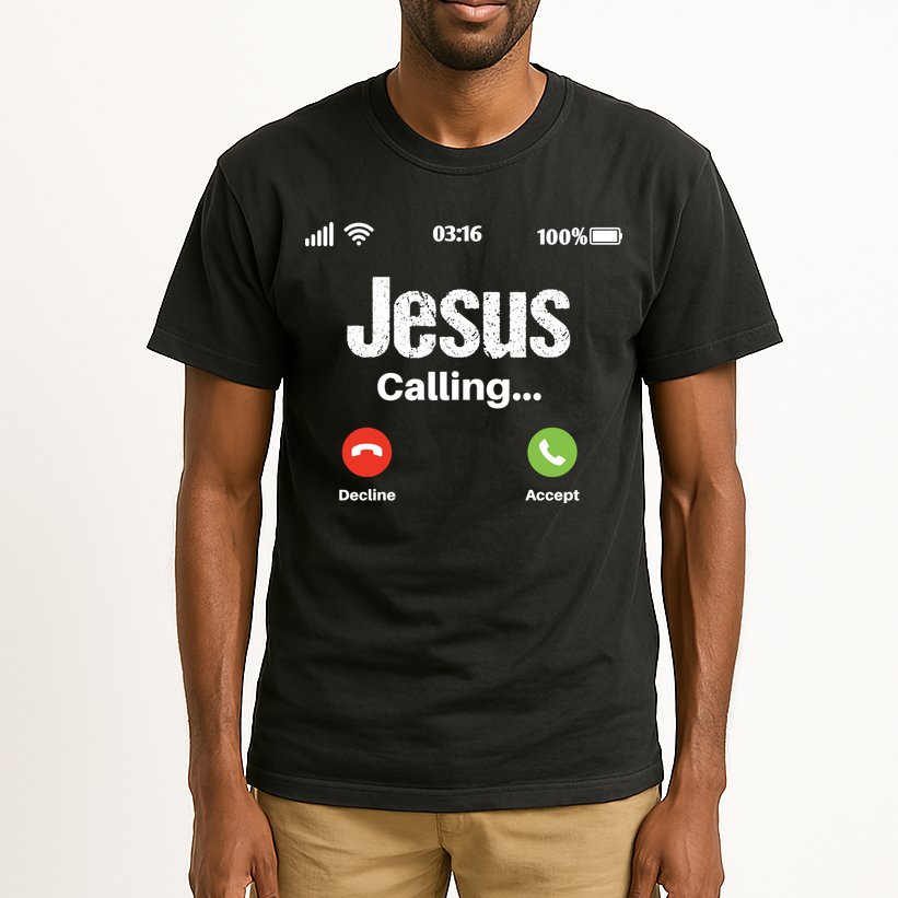 Jesus Calling John 3:16 Christian Accept Christ Tall T-Shirt