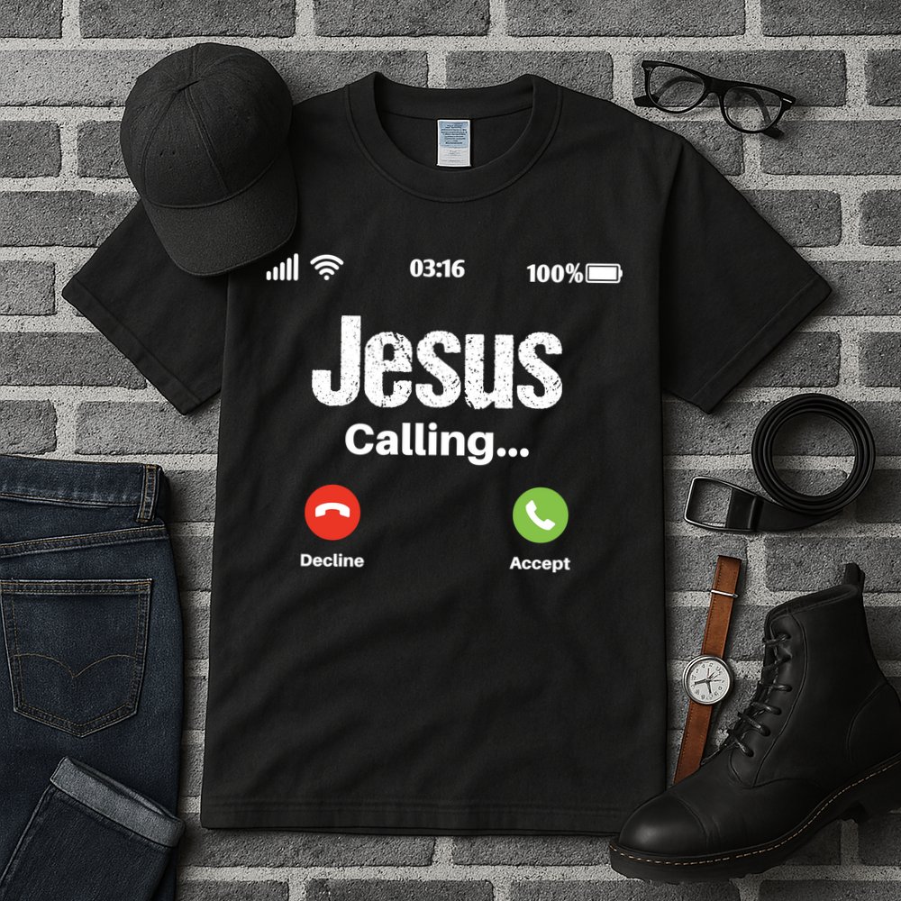 Jesus Calling John 3:16 Christian Accept Christ Tall T-Shirt