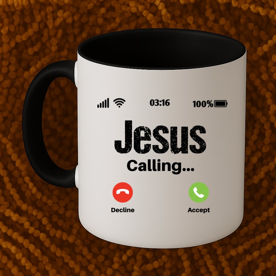 Jesus Calling John 3:16 Christian Accept Christ Mug