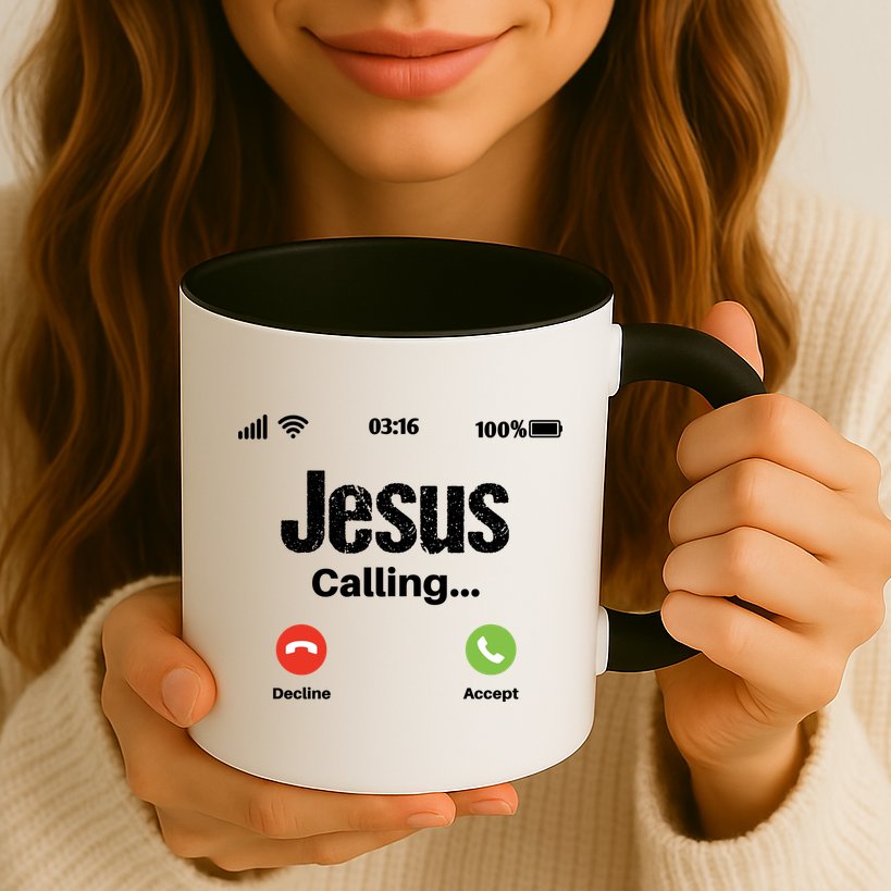 Jesus Calling John 3:16 Christian Accept Christ Mug