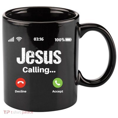 Jesus Calling John 3:16 Christian Accept Christ 11oz C Handle Ceramic Mug
