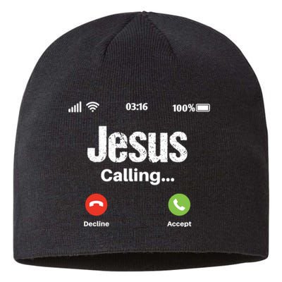 Jesus Calling John 3:16 Christian Accept Christ Sustainable Beanie