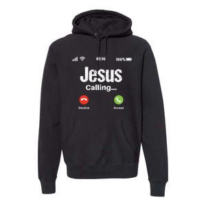 Jesus Calling John 3:16 Christian Accept Christ Premium Hoodie