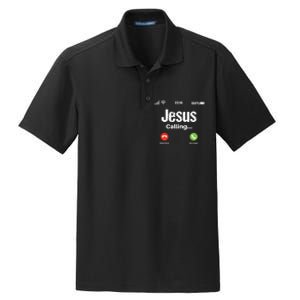 Jesus Calling John 3:16 Christian Accept Christ Dry Zone Grid Polo