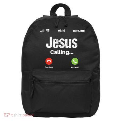 Jesus Calling John 3:16 Christian Accept Christ 16 in Basic Backpack
