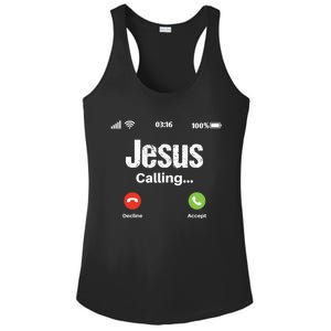 Jesus Calling John 3:16 Christian Accept Christ Ladies PosiCharge Competitor Racerback Tank