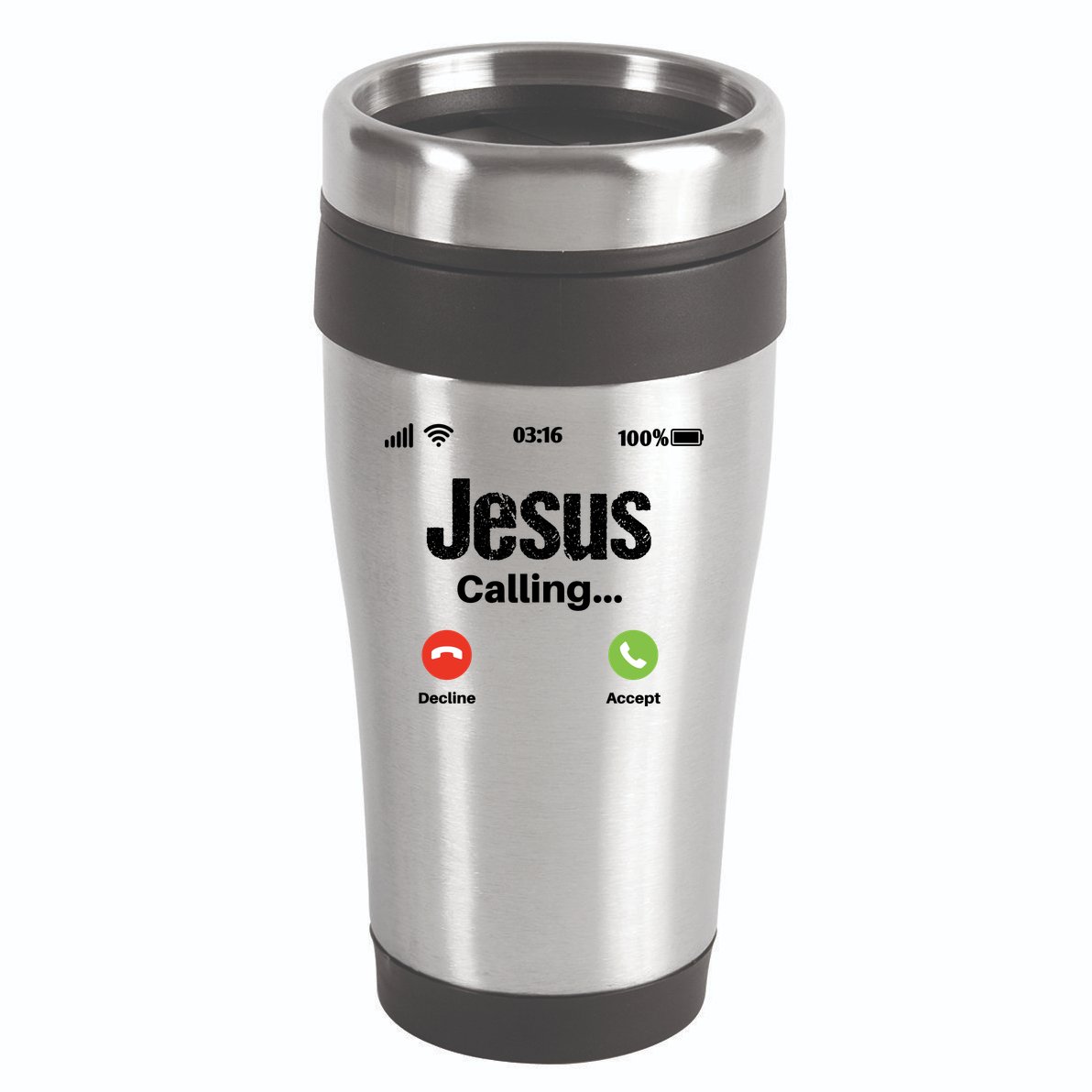 Jesus Calling John 3:16 Christian Accept Christ 16oz Travel Tumbler