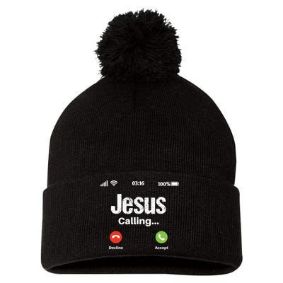 Jesus Calling John 3:16 Christian Accept Christ Pom Pom 12in Knit Beanie